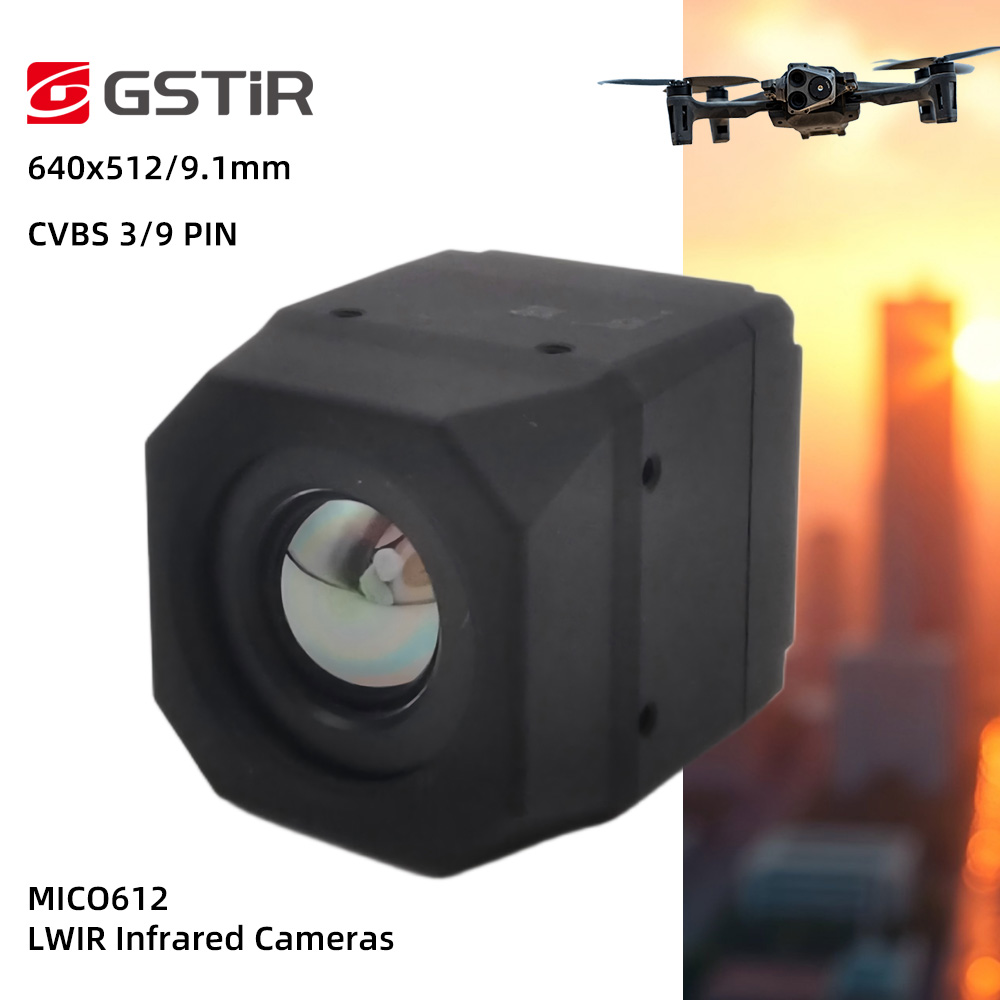 Drone Thermal Imaging - GSTir Premium Yüksek Performanslı MICO612 Soğutmasız