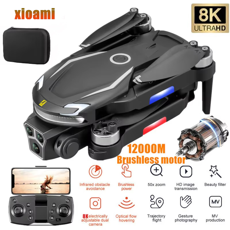 Drone Surveying - Yeni V88 8K GPS Profesyonel Engellerden
