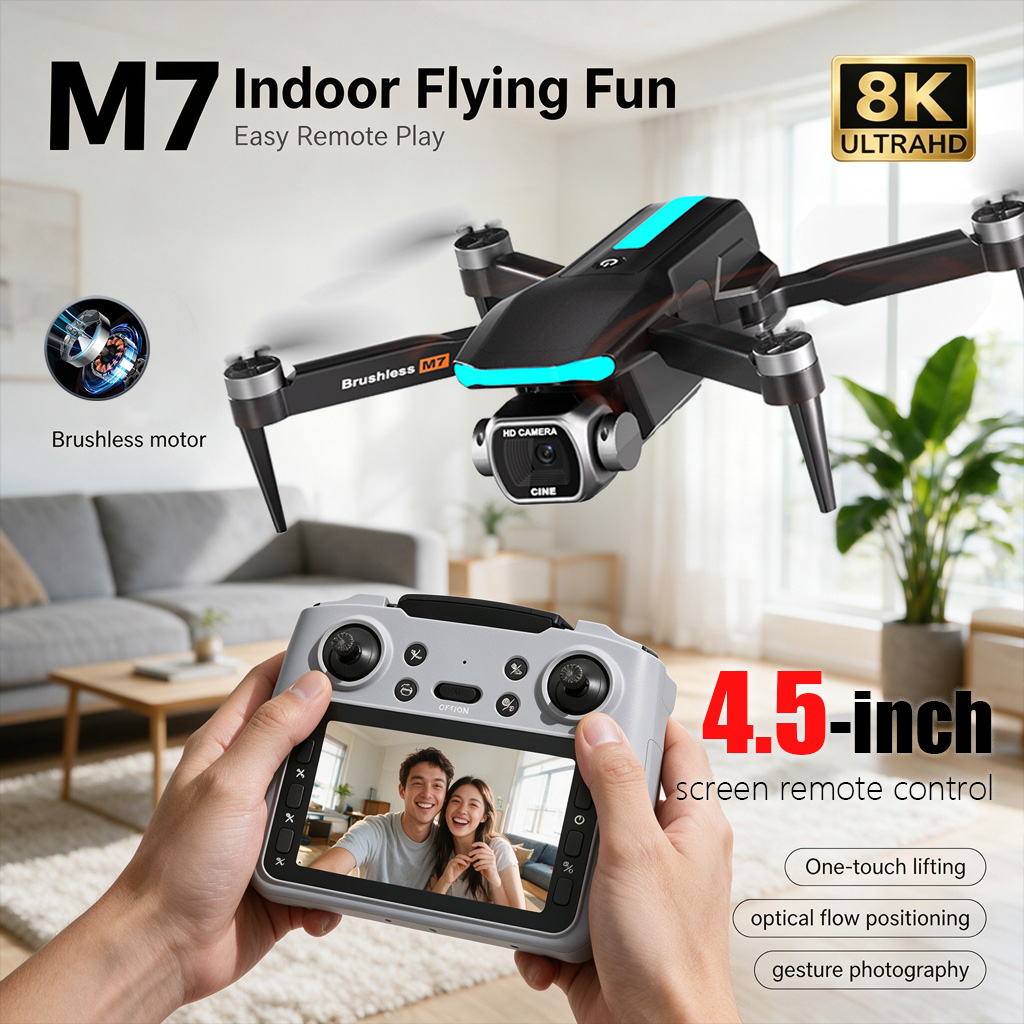 Drone Lidar - Yeni M7 RC Drone Profesyonel 8K