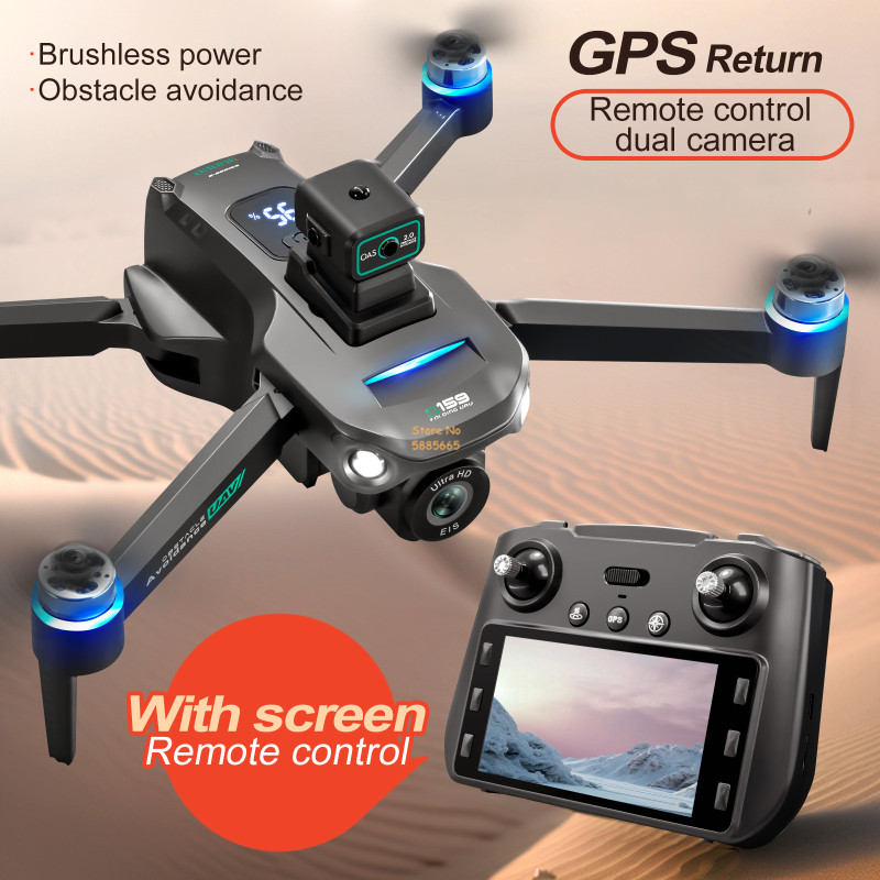 8K Çift Kamera 5G WIFI FPV Uza - Drone Lidar incelemesi ve fiyatı