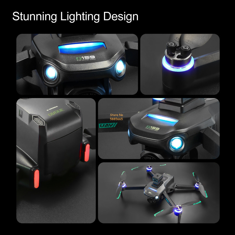 8K Çift Kamera 5G WIFI FPV Uza - Drone Lidar incelemesi ve fiyatı