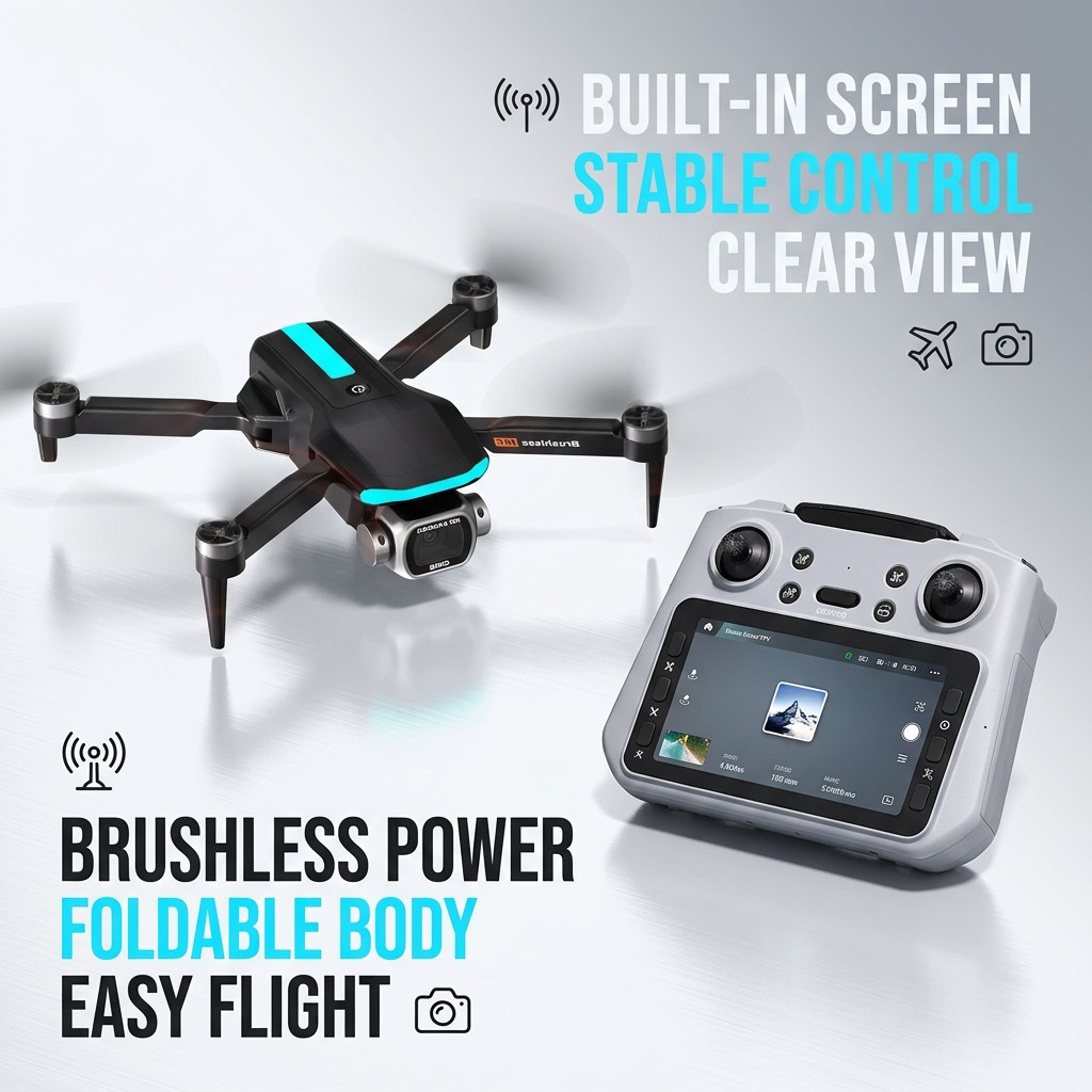 Yeni M7 RC Drone Profesyonel 8 - Drone Lidar incelemesi ve fiyatı